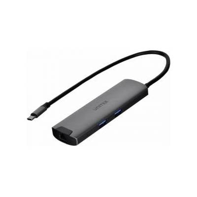 Unitek Active Hub USB-C 5Gbps, HDMI RJ-45 PD 100W