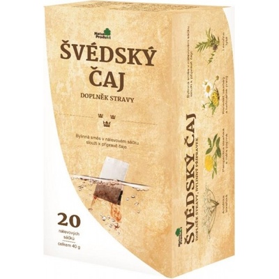 Naturprodukt Švédský čaj 20 x 2 g