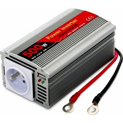 Eurocase DC/AC 12V/230V, 500W, USB MT-M500