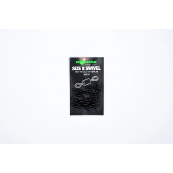Korda Obratlík veľ.8 Swivel 20 ks
