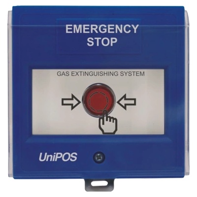 UNIPOS Ръчен пожароизвестителен бутон тип a unipos fd3050b (fd3050b)
