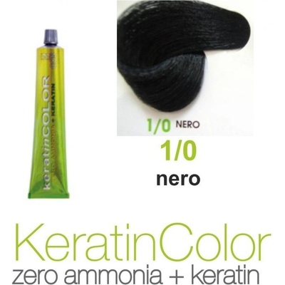 BBcos Keratin Color barva na vlasy 1/0 100 ml