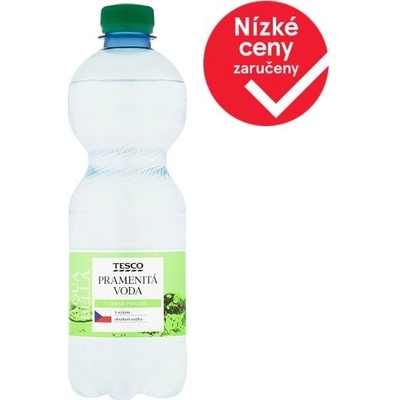 Tesco Aqua Bella pramenitá voda jemně perlivá 0,5 l