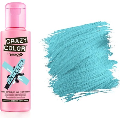 Crazy Color barva na vlasy BUBBLEGUM BLUE