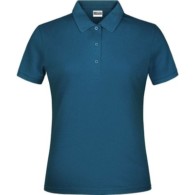 James & Nicholson JN 791 Dámske piqué polo modrá Petrol