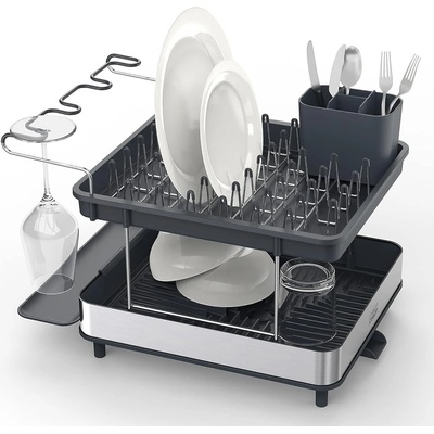 Joseph Joseph Поставка за сушене на съдове EXCEL STEEL 851647, сив, пластмаса, Joseph Joseph (JS851647)