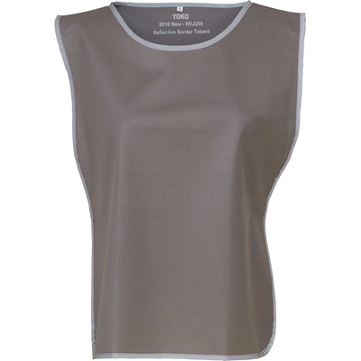 Yoko vesta HVJ259 Hi-Vis Tabard výstražná grey sivá