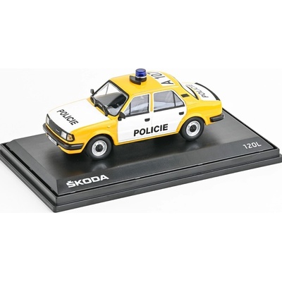 Abrex Škoda 120L 1984 POLICIE ČR časopis s modelem 1:43