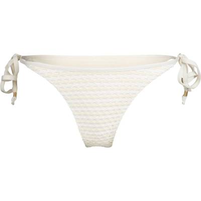 Seafolly Дамско бикини долнище Seafolly Women's Mesh Effect Tie Side Rio Pant Bikini bottom - Ecru - размер 40 (EU) (150-4262-0715)