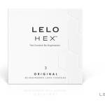  Презервативи с шестоъгълна структура, 3 броя - HEX Condoms Original (LELO002471)