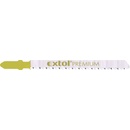 Extol Premium Plátky do priam. píly HCS 75x2,5mm, obrát. zuby, úchyt Bosch, 8805005