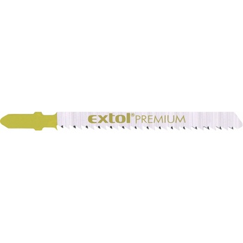 Extol Premium Plátky do priam. píly HCS 75x2,5mm, obrát. zuby, úchyt Bosch, 8805005