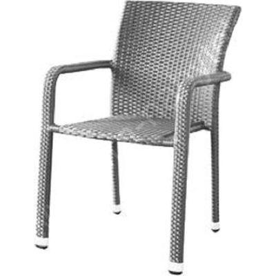 Dimenza pohodlné zahradní křeslo BARCELONA - šedé DIMENZA df-002550