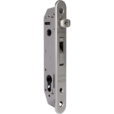 LOCINOX® FORTYLOCK zadlabávací zámok pre krídlové bránky, rozteč 92 mm, zádlab 37 mm, pre profil 40 mm a viac