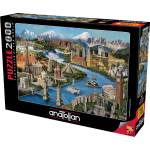 Anatolian Известни забележителности - пъзел 2000 части