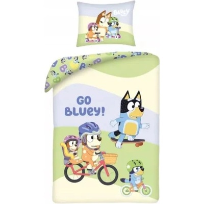 Halantex Bluey: Комплект спално бельо - 140 x 200 см, 70 x 90 см (BY-9740BL)