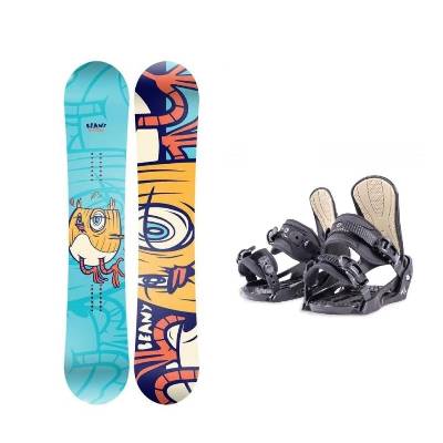 Beany MAD CHICK dětský snowboard + Beany Junior vázání - 115 cm + S - EU 36-38