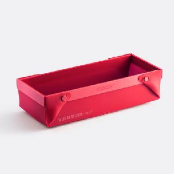 coox Сгъваема форма за печене (тава) COOX WUNDERFORM S в червен цвят - 19, 7 х 7, 8 х h6, 5 см (COOX 1110-302)