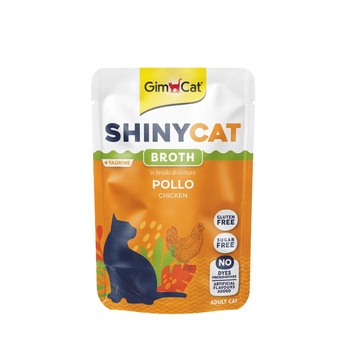 Canina GimCat ShinyCat Пауч с пилешко в бульон 70gr
