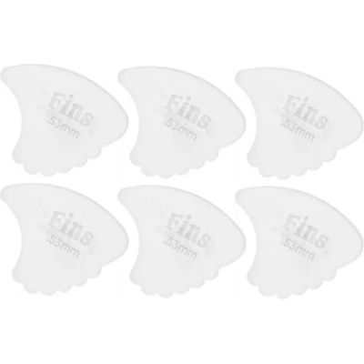 Dunlop 444R 0.53 Gauged Nylon Fins 6 Перце за китара (444R53-6PACK-SET)