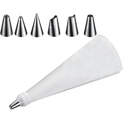 Westmark Set zdobící STEEL s 6 malými nerezovými nástavci