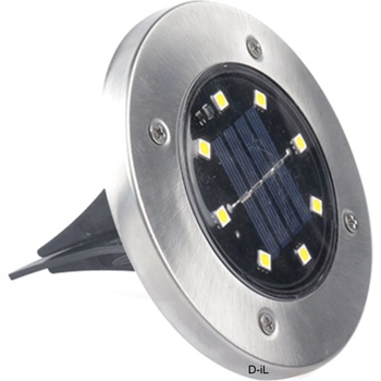 D-iL СОЛАРНА led ЛАМПА ЗАЗЕМНА 12206 0.36w ip44 6000К КРЪГ (12206)