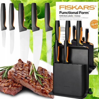 Fiskars Functional Form Plastový blok 5 nožů 1057554 – Zboží Mobilmania