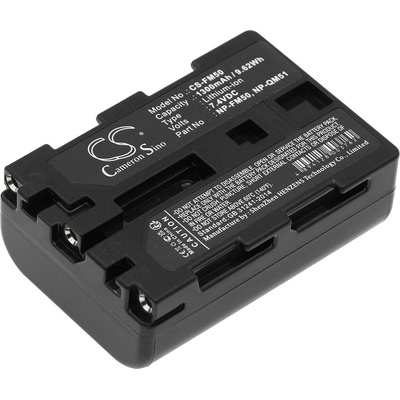 Cameron Sino Батерия за SONY CCD-TR108, Cyber-shot DSC-S50 и други, 1300 mAh, Li-Ion (CS-FM50)