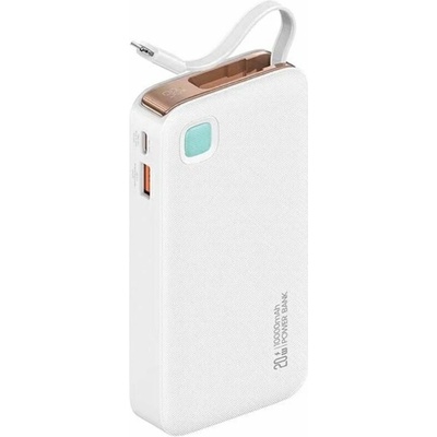 Usams US-CD225 10000 mAh bílá