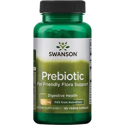 Swanson Prebiotic for Friendly Flora Support 375 mg [60 капсули]