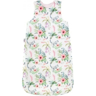 BocioLand Spací vak bavlna Lemur bílá růžová zelená – Zbozi.Blesk.cz