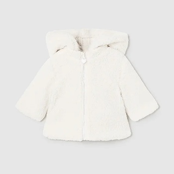 MAYORAL Суичер с две лица за новородено момиче в цвят млечно бяло Майорал