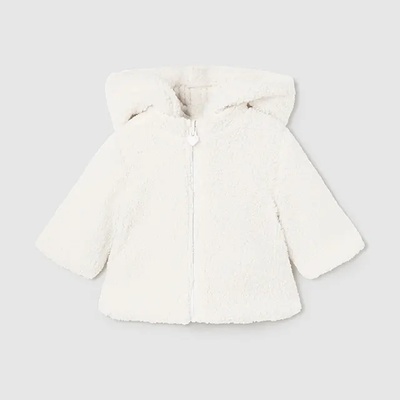 MAYORAL Суичер с две лица за новородено момиче в цвят млечно бяло Майорал