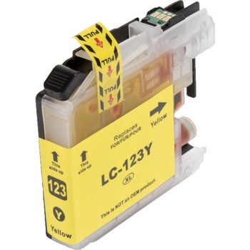 Tonerhub Компатибилен мастилен пълнеж LC121Y, LC123Y, 10ml за принтери Brother (BULK) (LC121Y)
