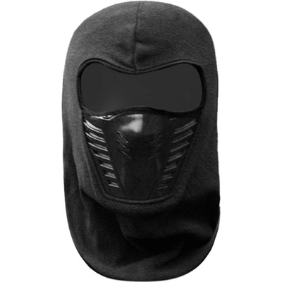 Ninja Kukla - zateplená fleece pre mužov a ženy čierna