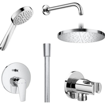 Roca Комплект за вграждане Atlas от 6 части - за душ / вана с пита 250 mm (25011)