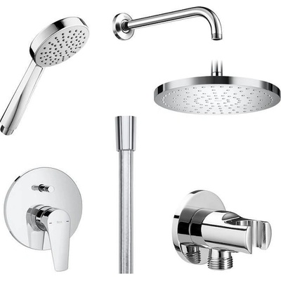 Roca Комплект за вграждане Atlas от 6 части - за душ / вана с пита 250 mm (25011)