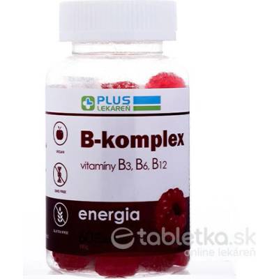 Plus Lekáreň B-komplex malinová 60 ks