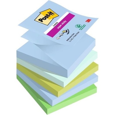 POST-IT Z-bločky Post-it Super Sticky OASIS, veľkosť 76x76 mm, 5 bločkov po 90