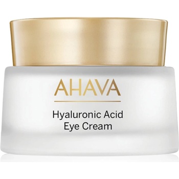 AHAVA Hyaluronic Acid Eye Cream притивобръчков крем за околоочната зона, намаляващ отоците и черните кръгове 15ml