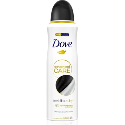 Dove Advanced Care Invisible Dry антиперспирант-спрей 72 ч. White Freesia & Violet Flower 200ml