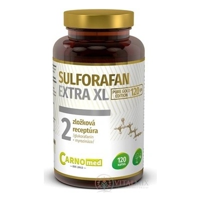 CarnoMed Sulforafan EXTRA XL Pure Gold Edition 120 kapslí