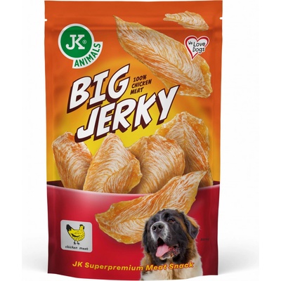 JK ANIMALS Big Jerky 100% Chicken Meat sušené plátky z kuřec