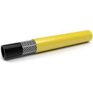 Bulvyl PVC градински маркуч с оплетка 302N - V302N02550 - Максимално налягане (bar): 20; Размер (mm): 25; Налягане (bar): 7; Външен диаметър (mm): 30, 4; Размер (inch): 1"; Дължина на маркуч (m): 50; Тегло (