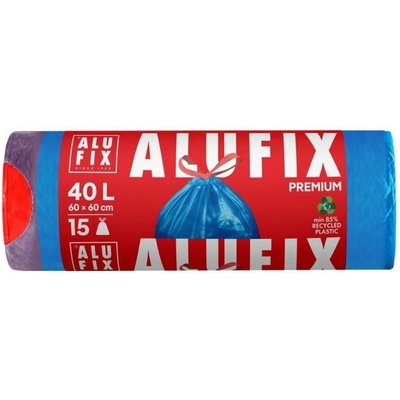 Alufix Pytle Premium stahovací 40l 26µm 15ks modré
