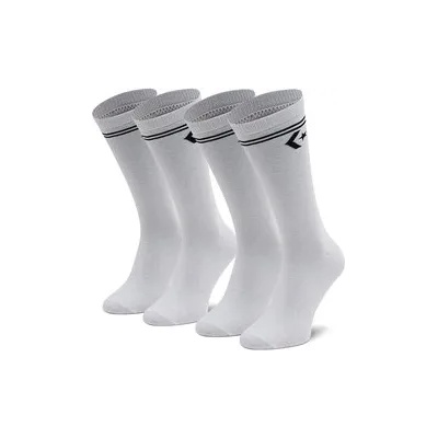 Converse Комплект 2 чифта дълги чорапи мъжки E1025W-2020 r. 43-46 Бял (E1025W-2020 r.43-46)