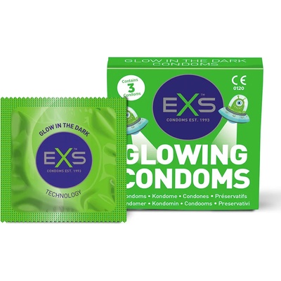 EXS Condoms Glowing 3 pack