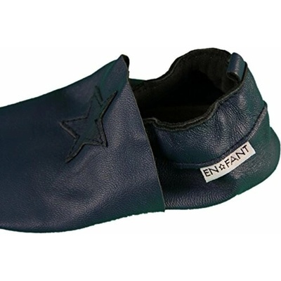 En Fant kožené capačky Elastic Slipper Navy