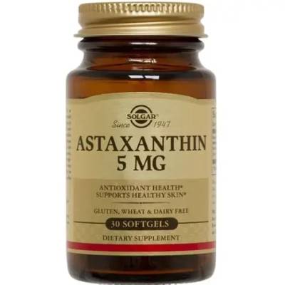 Solgar Astaxanthin 5 mg, 30 softgels