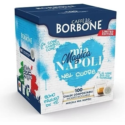 100 бр кафе на филтър дози Borbone Mia Magica NAPOLI